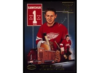 1993-94 T.S. Collectables Terry Sawchuk 'the True Mr Zero' Sports Card HOF Detroit Red Wings