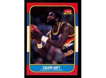 1986 Fleer Basketball #79 Calvin Natt NM
