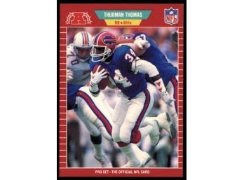 1989 NFL Pro Set Thurman Thomas Rookie #32 Buffalo Bills