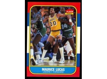 1986 Fleer Basketball #66 Maurice Lucas NM