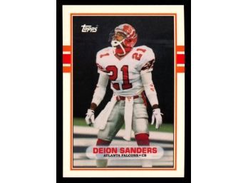 1989 Topps Traded #30T Deion Sanders Rookie NM