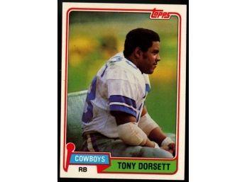 1981 Topps Tony Dorsett #500 Dallas Cowboys HOF
