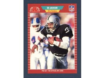1989 NFL Pro Set Bo Jackson #185 Raiders