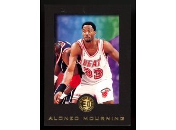 1996 Skybox Basketball Alonzo Mourning #43 Miami Heat