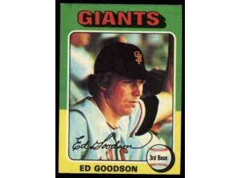 1975 Topps Mini Ed Goodson #322 San Francisco Giants