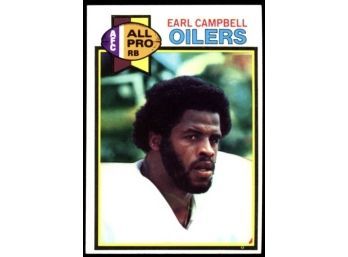 1979 Topps Earl Campbell Rookie #390 Oilers HOF