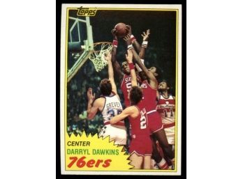 1981 Topps Basketball Darryl Dawkins #29 Philadelphia 76ers