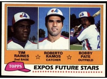 1981 Topps Expos Future Stars (Tim Raines RC) #479