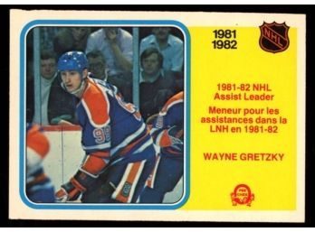 1982 O-pee-chee #240 Wayne Gretzky Assist Leaders NM