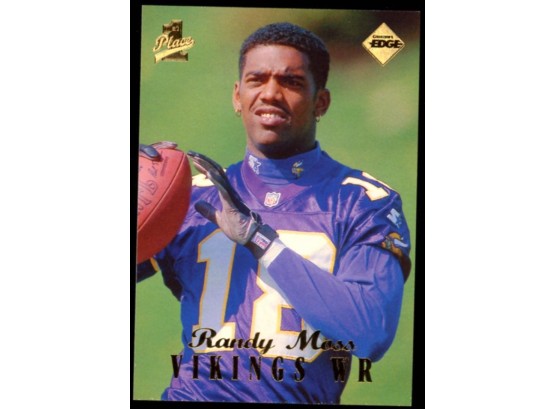 1998 Collectors Edge Football Randy Moss 1st Place Rookie Card #157 Minnesota Vikings HOF