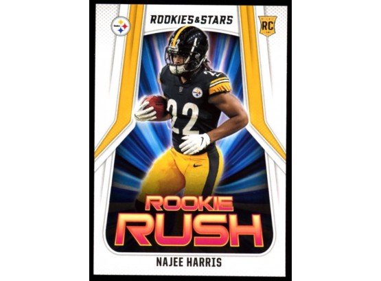 2021 Rookies And Stars Football Najee Harris 'rookie Rush' #RR-12 Pittsburgh Steelers