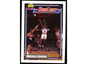 1992 Topps Basketball Highlight Michael Jordan #3 Chicago Bulls HOF