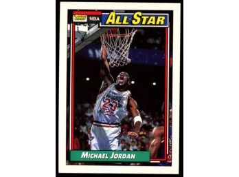 1992 Topps Basketball Michael Jordan All Star #115 Chicago Bulls HOF