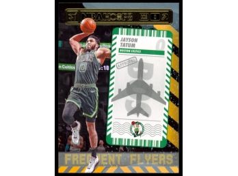 2021-22 NBA Hoops Jayson Tatum Frequent Flyers #9 Boston Celtics