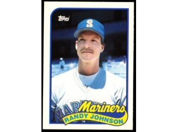 1989 Topps Baseball Randy Johnson Rookie Card #571 Seattle Mariners RC
