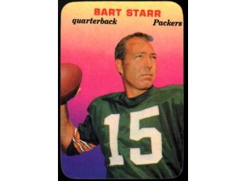 1970 Topps Glossy Football Bart Starr #9 Green Bay Packers Vintage