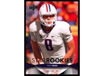 2012 Upper Deck Football Star Rookies Nick Foles #125 Philadelphia Eagles Arizona Wildcats