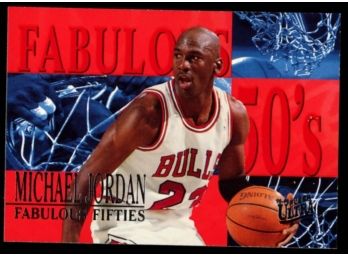 1995 Fleer Ultra Basketball Michael Jordan Fabulous Fifties #5 Chicago Bulls HOF