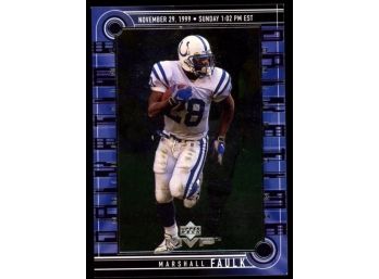1999 Upper Deck MVP Football Marshall Faulk #DT8 Indianapolis Colts
