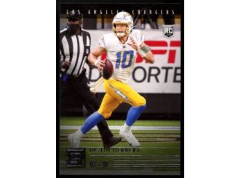 2020-21 Panini Football Justin Herbert Rookie Card #PA-3 Los Angeles Chargers OROY