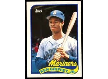 1989 Topps Baseball Ken Griffey Jr Rookie Card #417 Seattle Mariners RC HOF