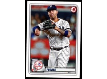 2020 Bowman Baseball Gleyber Torres #74 New York Yankees