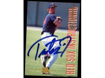 1994 Classic Best Gold Baseball Trot Nixon On Card Autograph #3 Boston Red Sox
