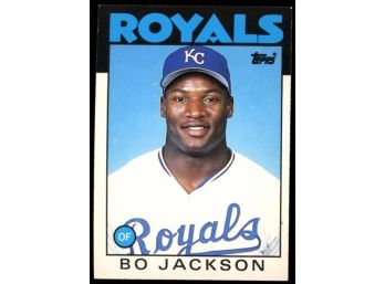 1986 Topps Traded Bo Jackson Rookie Card #50T Kansas City Royals HOF