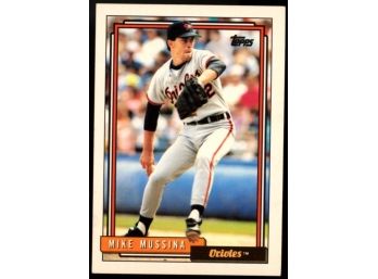 1992 Topps Baseball Mike Mussina #242 Baltimore Orioles HOF