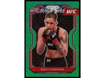 2021 Prizm UFC Macy Chiasson Green Prizm Rookie Card #37 Bantamweight RC