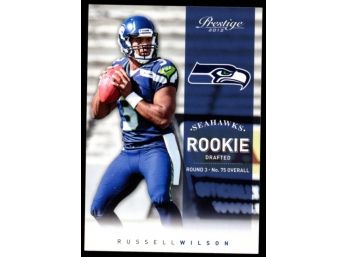 2012 Prestige Football Russell Wilson Rookie #238 Seattle Seahawks RC