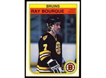 1982 O-pee-chee Hockey Ray Bourque #7 Boston Bruins HOF