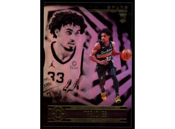 2020-21 Illusions Basketball Tre Jones Rookie Card #198 San Antonio Spurs