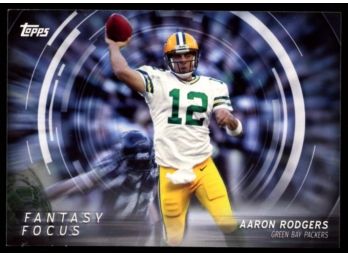 2015 Topps Football Aaron Rodgers Fantasy Focus #FF-AR Green Bay Packers