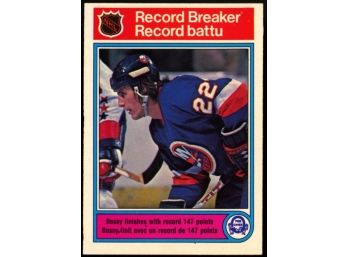 1982 O-pee-chee Hockey Record Breaker #2 Mike Bossy New York Islanders HOF