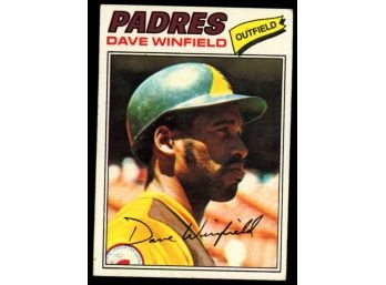 1977 Topps Baseball Dave Winfield #390 San Diego Padres