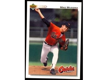 1992 Upper Deck Baseball Mike Mussina #675 Baltimore Orioles HOF