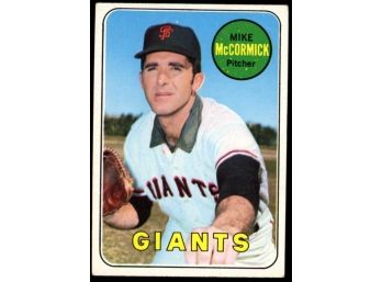 1969 Topps Baseball Mike McCormick #517 San Francisco Giants Vintage