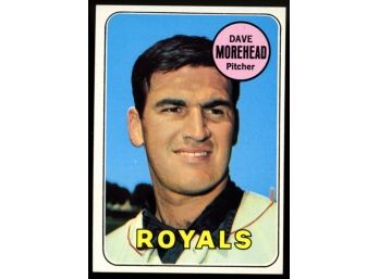 1969 Topps Baseball Dave Morehead #29 Kansas City Royals Vintage