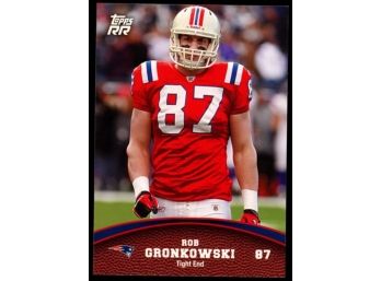 2011 Topps RR Football Rob Gronkowski #52 New England Patriots