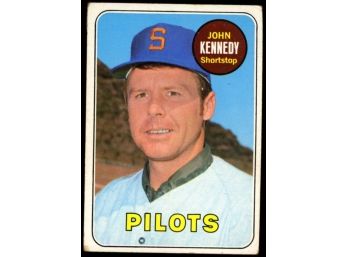 1969 Topps Baseball John Kennedy #631 Seattle Pilots Vintage