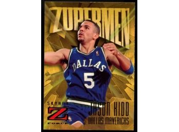 1996-97 Skybox Z-force Basketball Jason Kidd Superman #181 Dallas Mavericks HOF