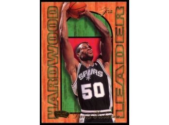 1995-96 Flair Basketball David Robinson Hardwood Leader #24 San Antonio Spurs HOF