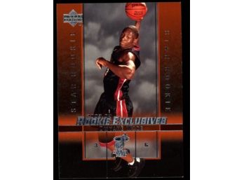 2003-04 Upper Deck Dwayne Wade Rookie Exclusives #5 Miami Heat RC HOF