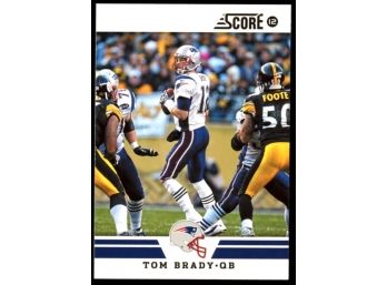 2012 Score Football Tom Brady #158 New England Patriots GOAT