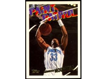 1994-95 Topps Basketball Alonzo Mourning Paint Patrol #104 Charlotte Hornets