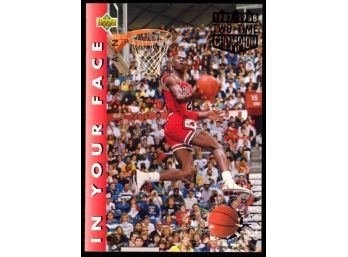 1992 Upper Deck NBA Slam Dunk Championship Michael Jordan #453 Chicago Bulls HOF