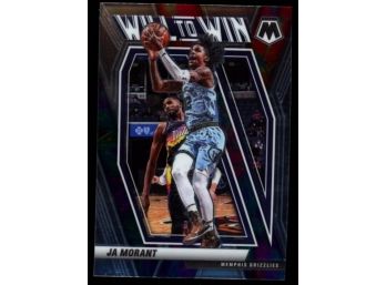 2020-21 Mosaic Basketball Ja Morant Will To Win Insert #18 Memphis Grizzlies Most Improved Player