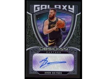 2020-21 Obsidian Basketball Aron Baynes Galaxy Autograph /75 Toronto Raptors