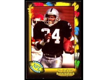 1991 NFL Football Wild Card Bo Jackson #108 Raiders HOF